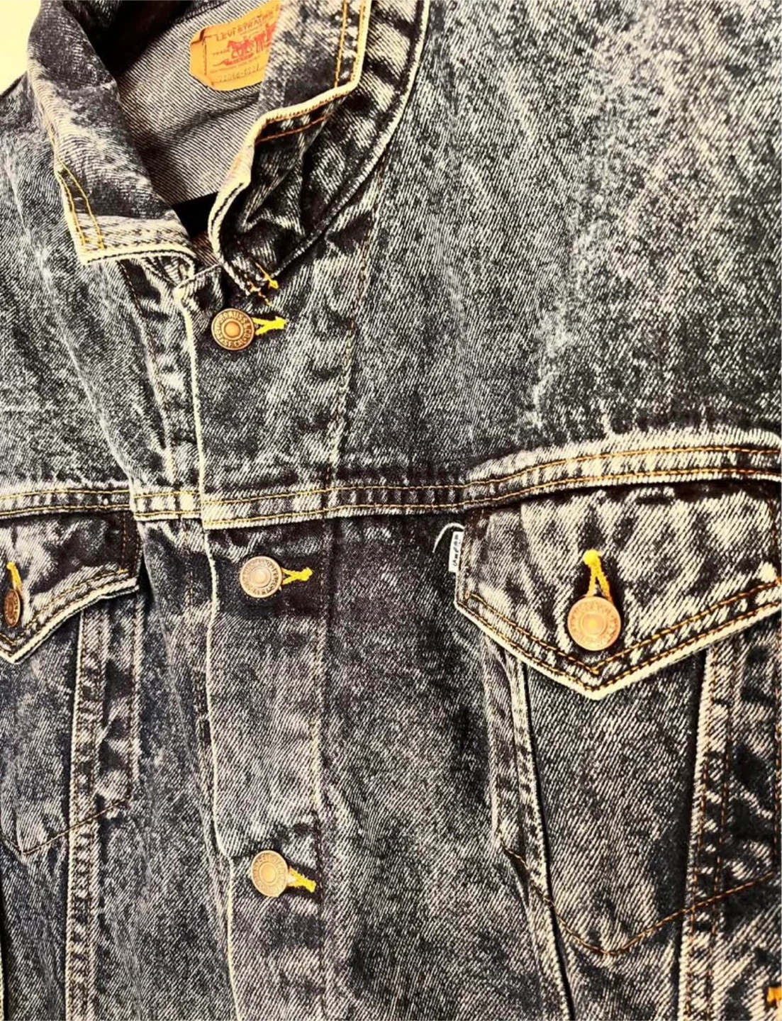 Vintage Levi's Acid Wash Denim Jacket - photo 3