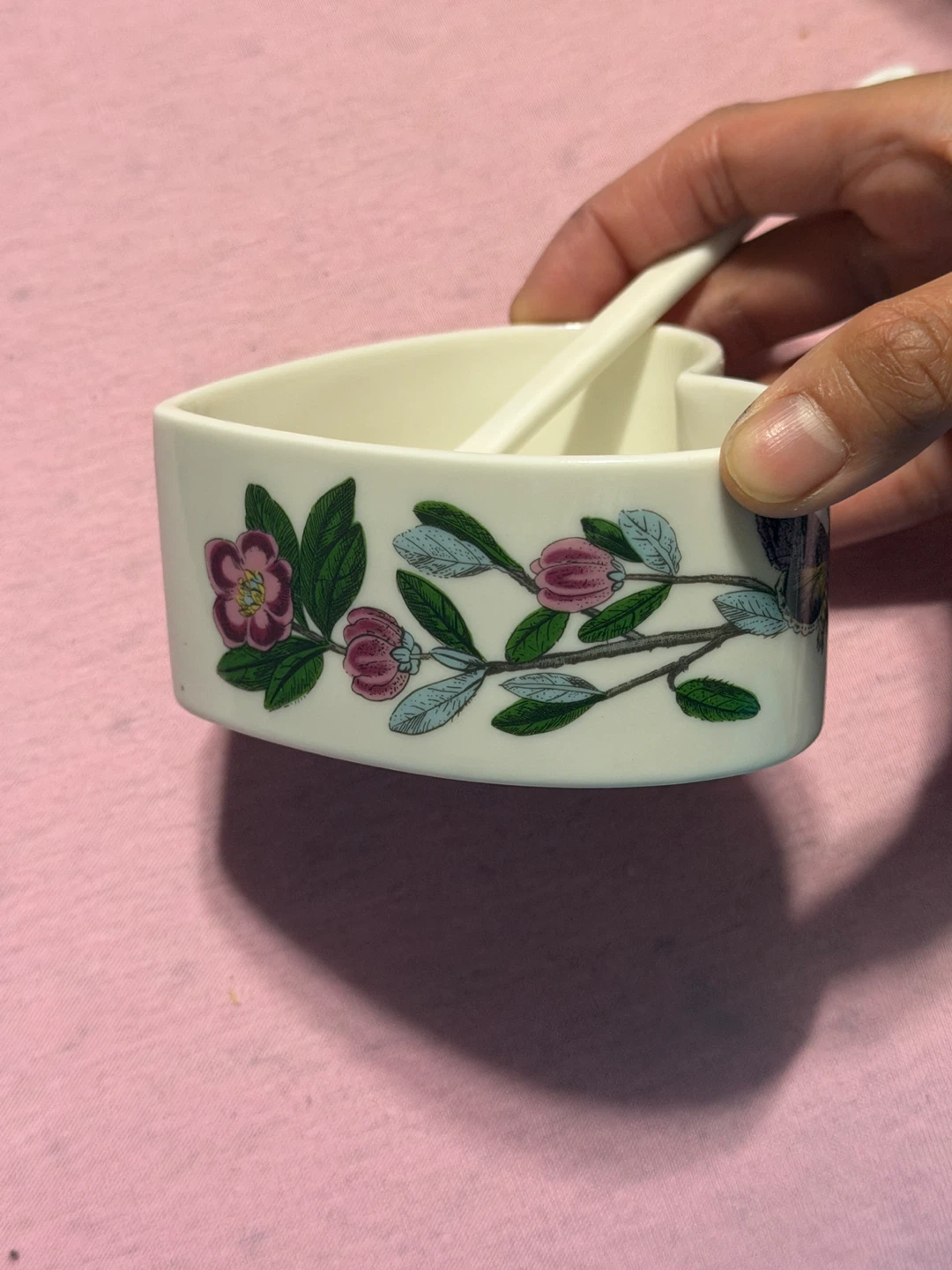 Portmeirion Botanic Garden Heart Dish with Spoon - photo 4