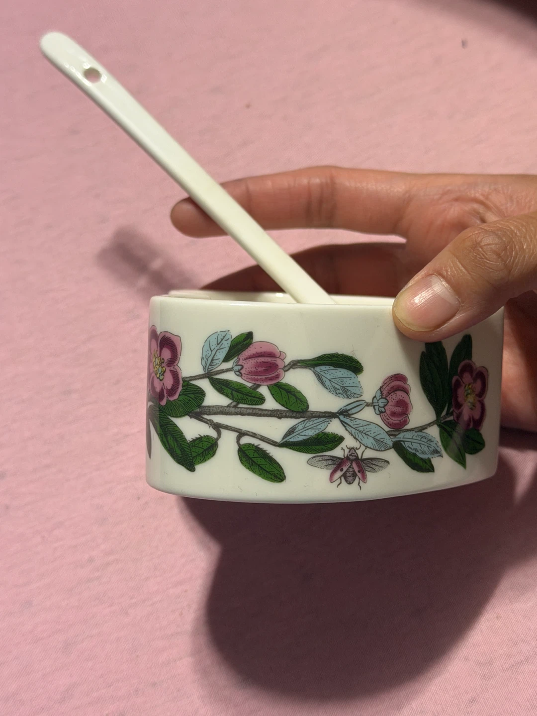 Portmeirion Botanic Garden Heart Dish with Spoon - photo 3