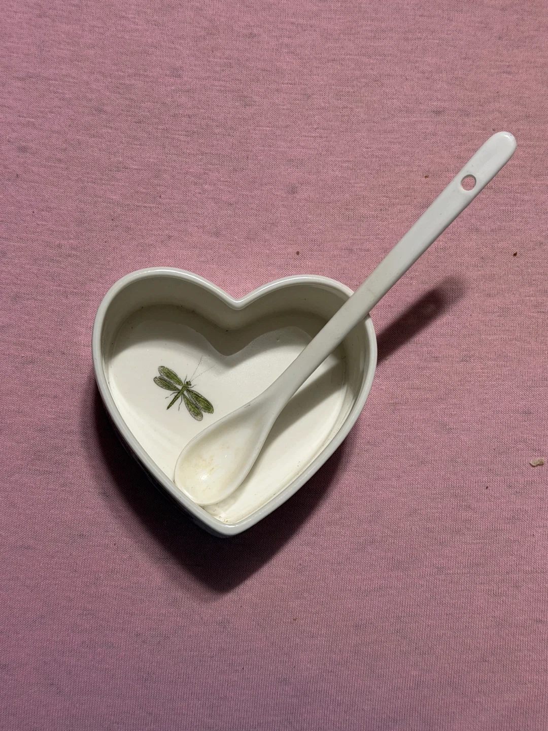 Portmeirion Botanic Garden Heart Dish with Spoon - photo 2