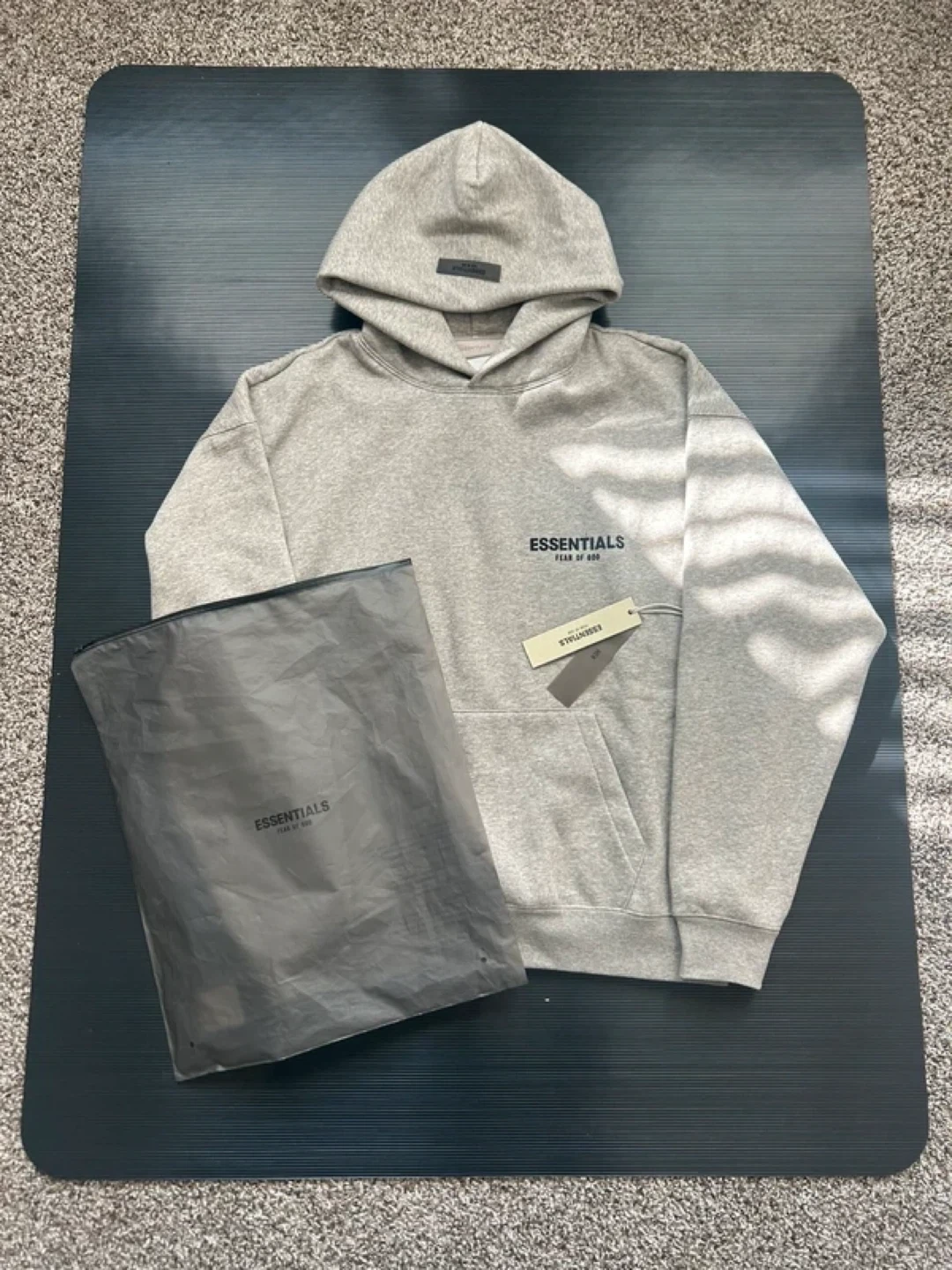 ESSENTIALS Fear of God Hoodie Grey Men's
