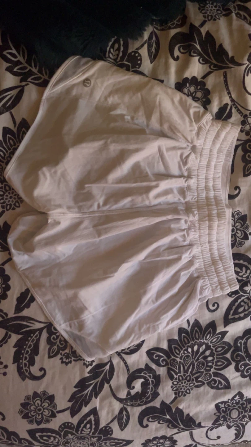 NEW! Lululemon White Running Shorts