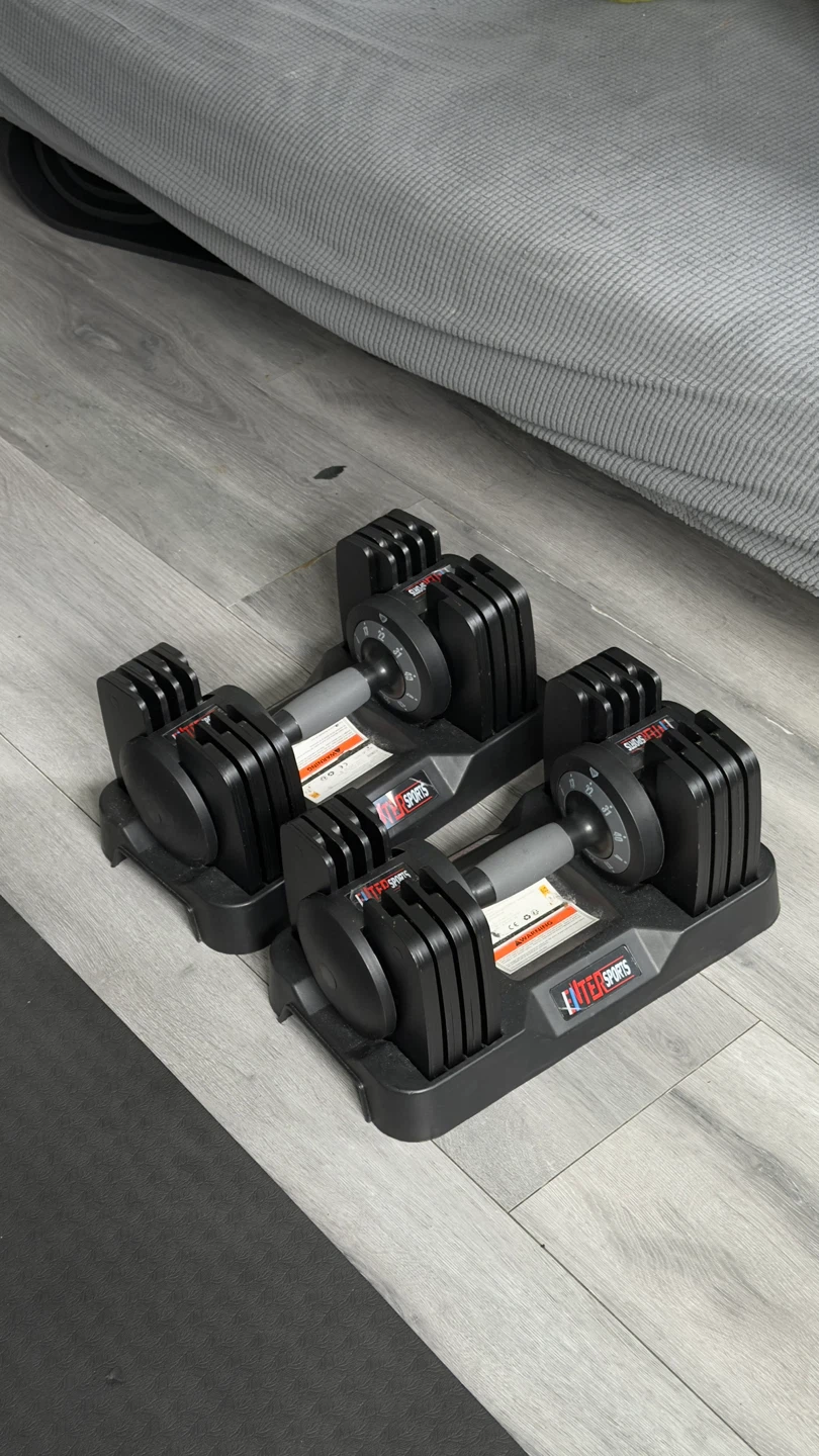 EnterSports 40lbs Adjustable Dumbbell Pair - photo 4