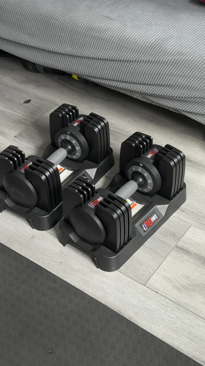 EnterSports 40lbs Adjustable Dumbbell Pair - photo 5