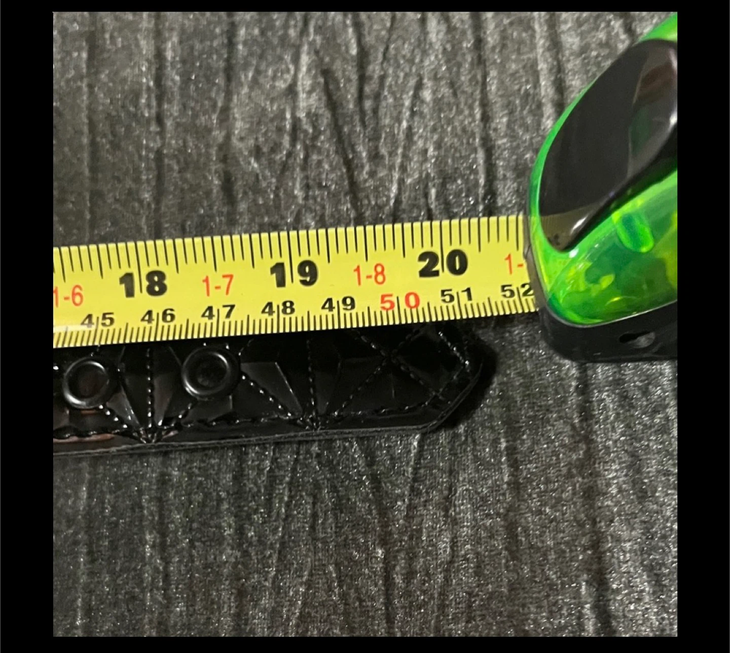 Black Quilted Patent Leather dog Collar - photo 3