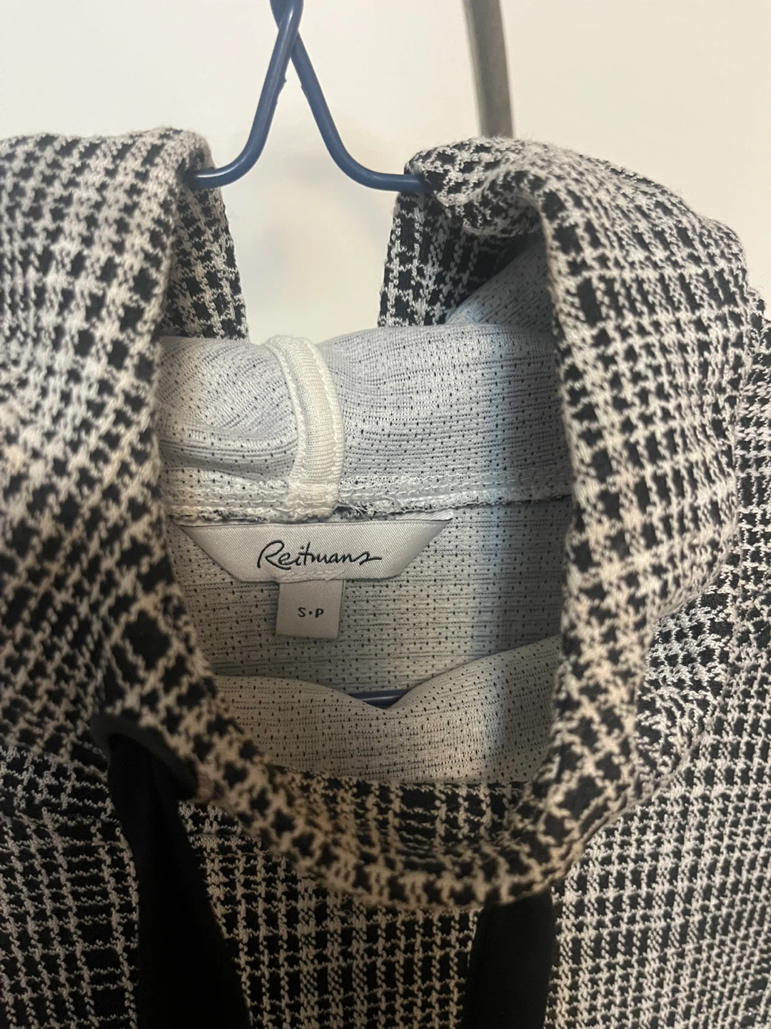 Reitmans Plaid Cowl Neck Hoodie - photo 3