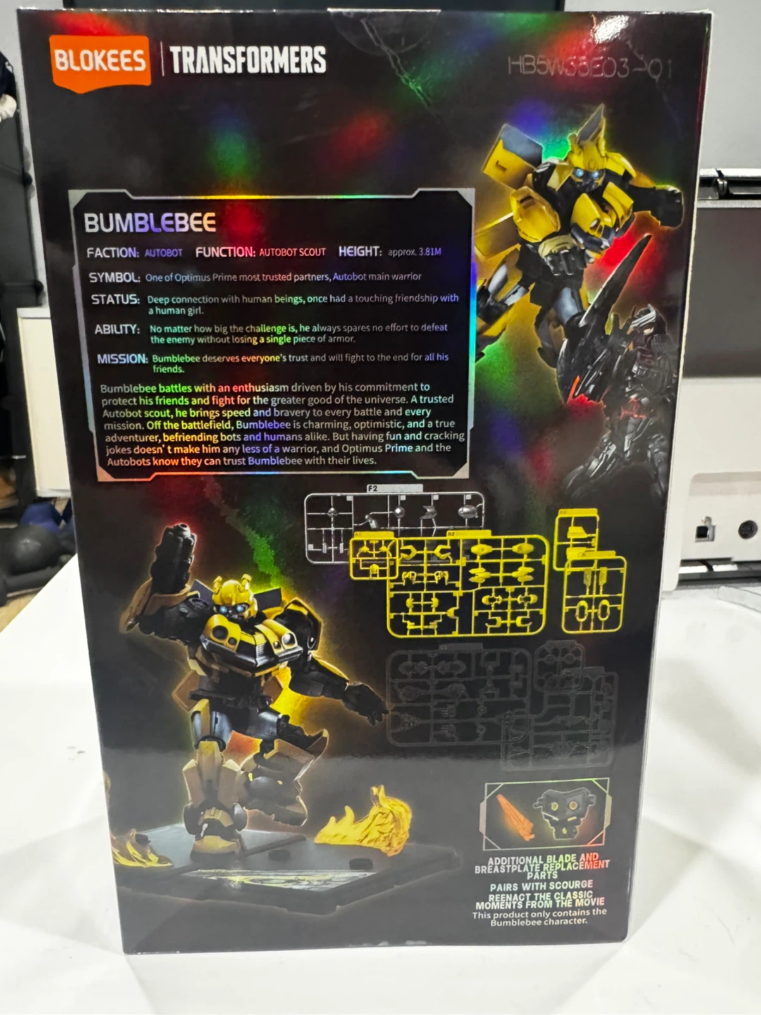 Blokees Transformers Classic Class Bumblebee Model Kit - photo 3