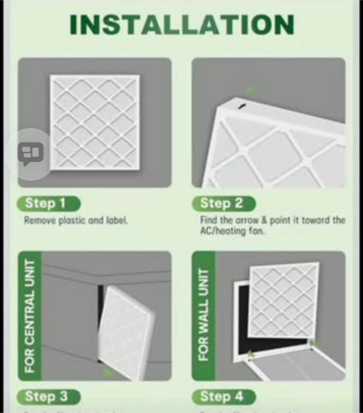 BOOGUAN 20x20x1 Air Filter - MERV 13 - photo 5