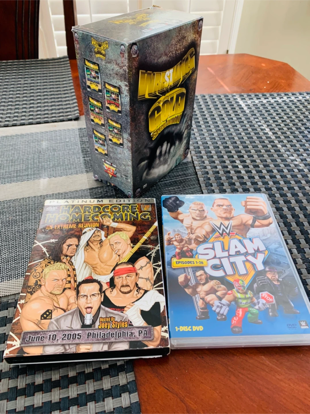 Lot of Wrestling DVD Movies for $20