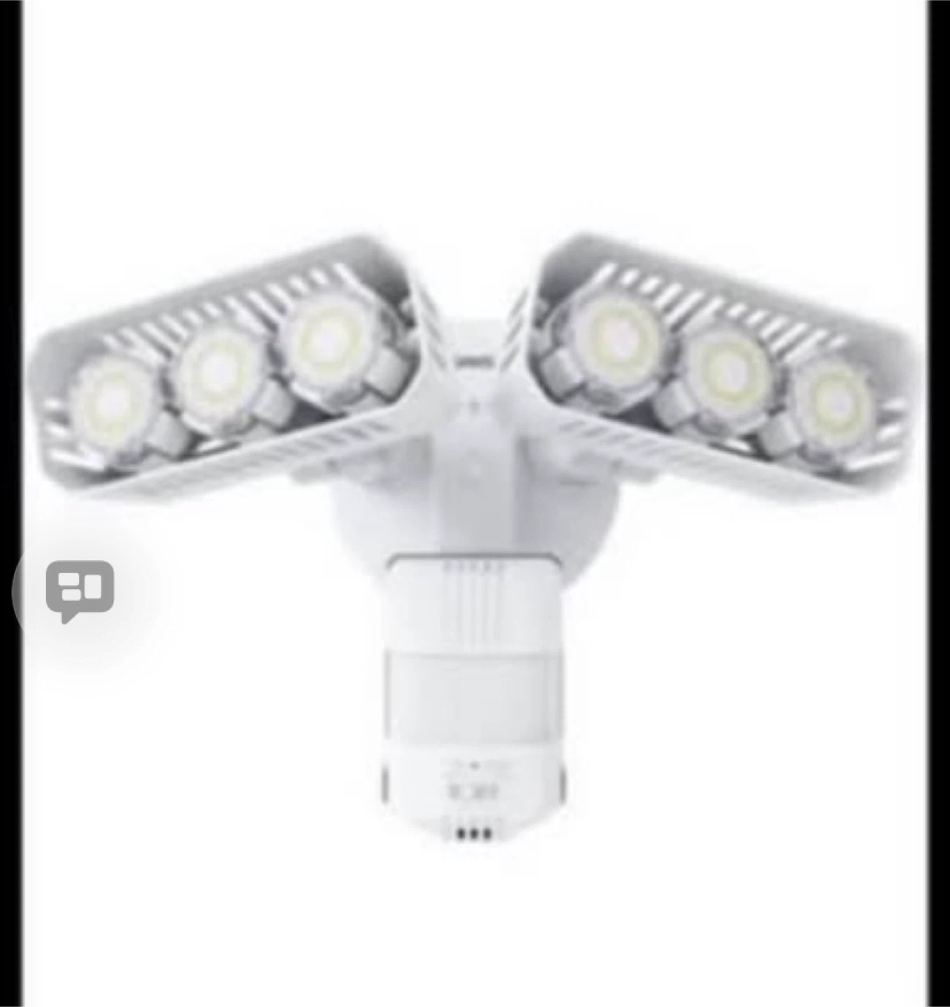 White Motion Sensor LED Flood Light - photo 4