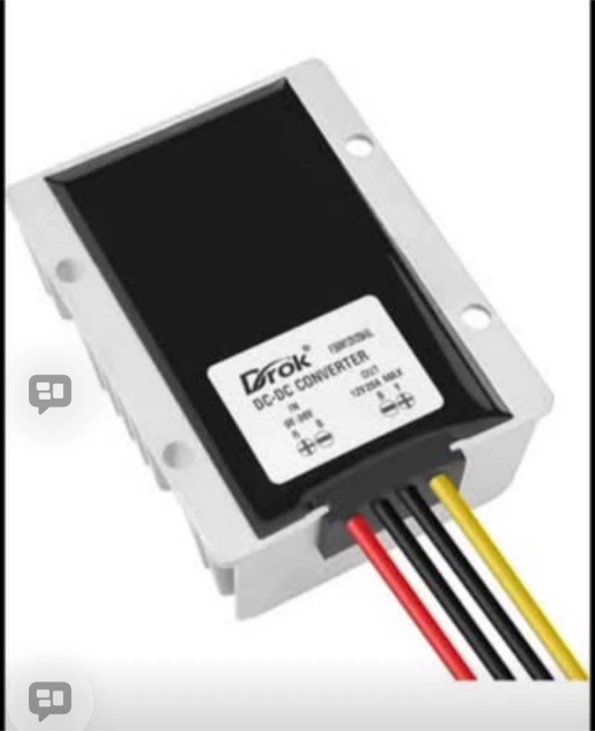DROK DC-DC Converter 9-36V Input, 12V 20A Output - photo 5