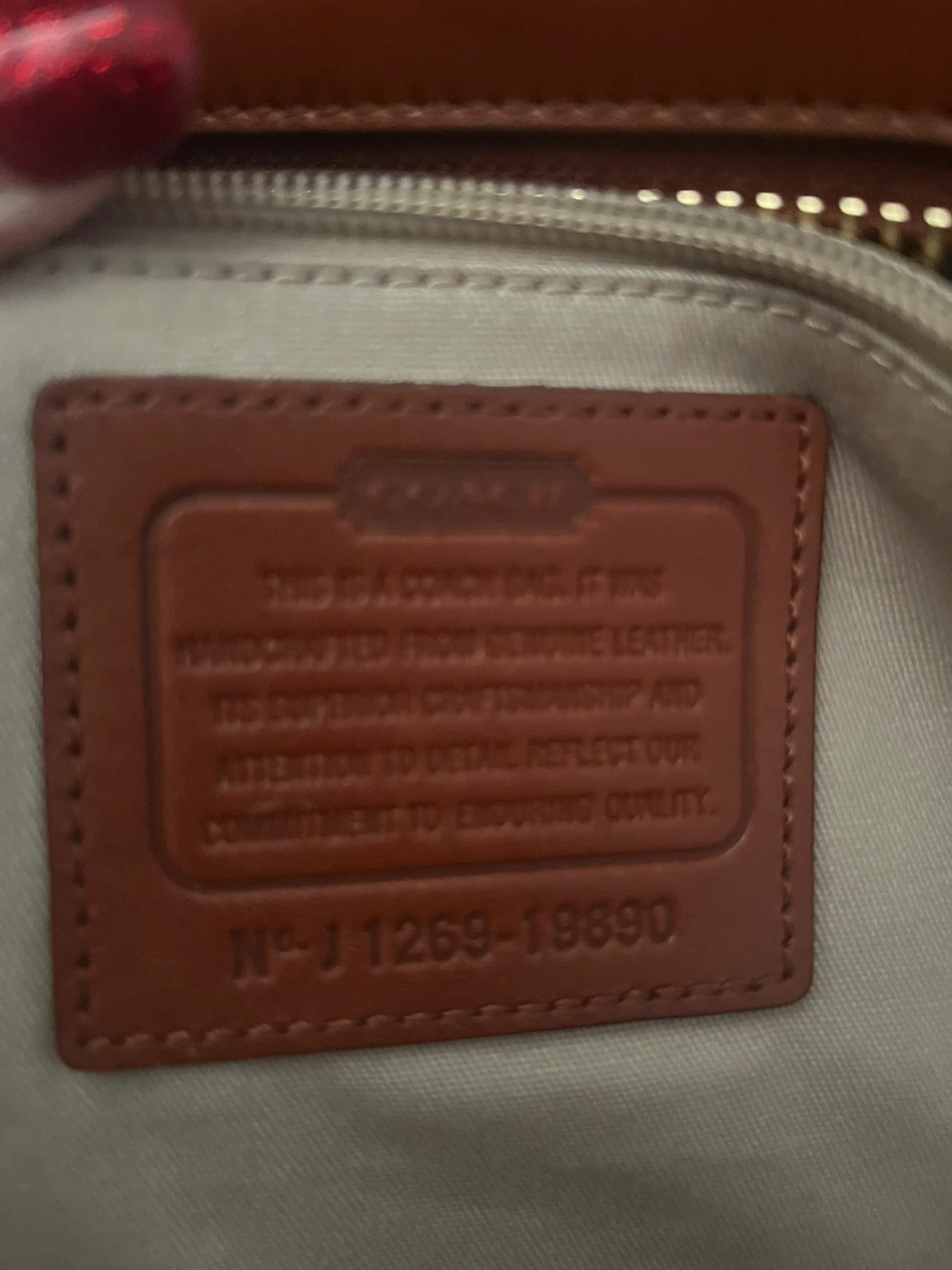 Coach Brown Leather Tote Bag - photo 4