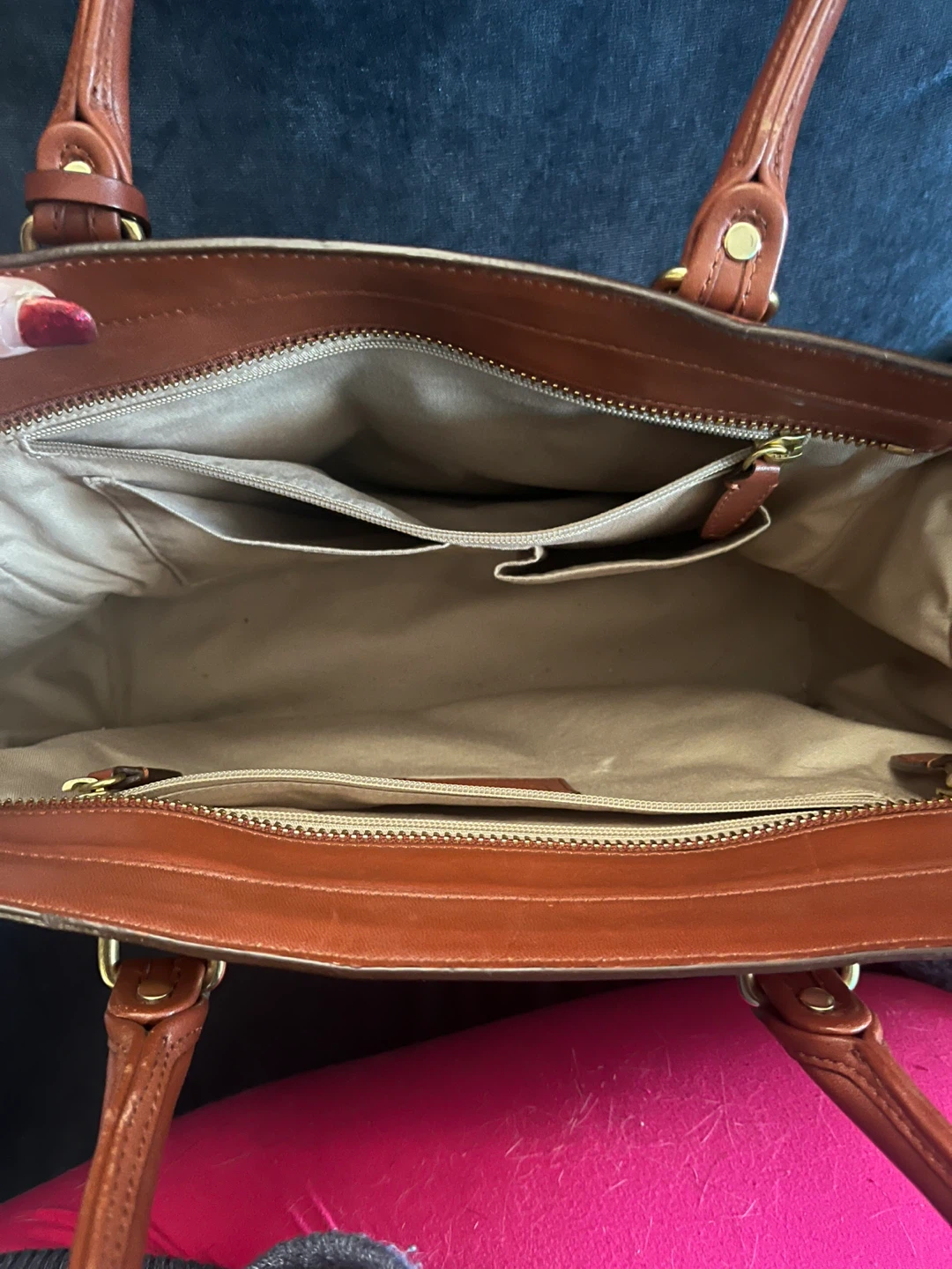 Coach Brown Leather Tote Bag - photo 3