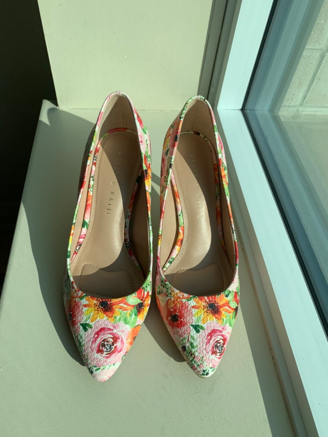 Kelly & Katie Floral Print Heels - photo 5