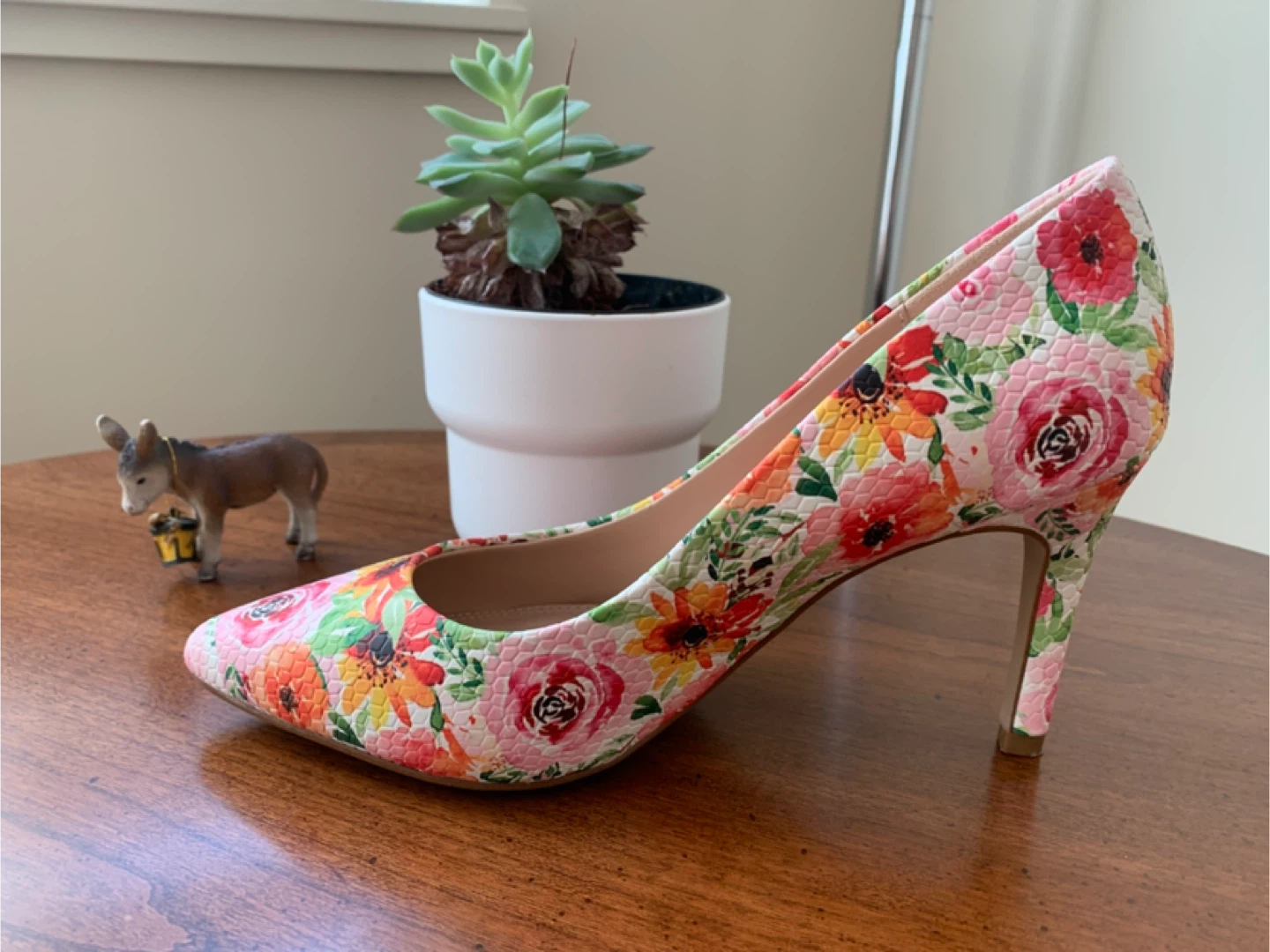 Kelly & Katie Floral Print Heels - photo 3