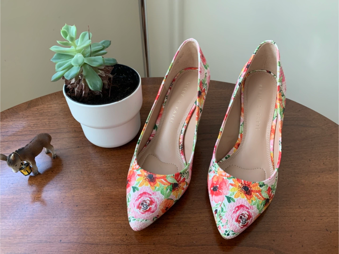 Kelly & Katie Floral Print Heels