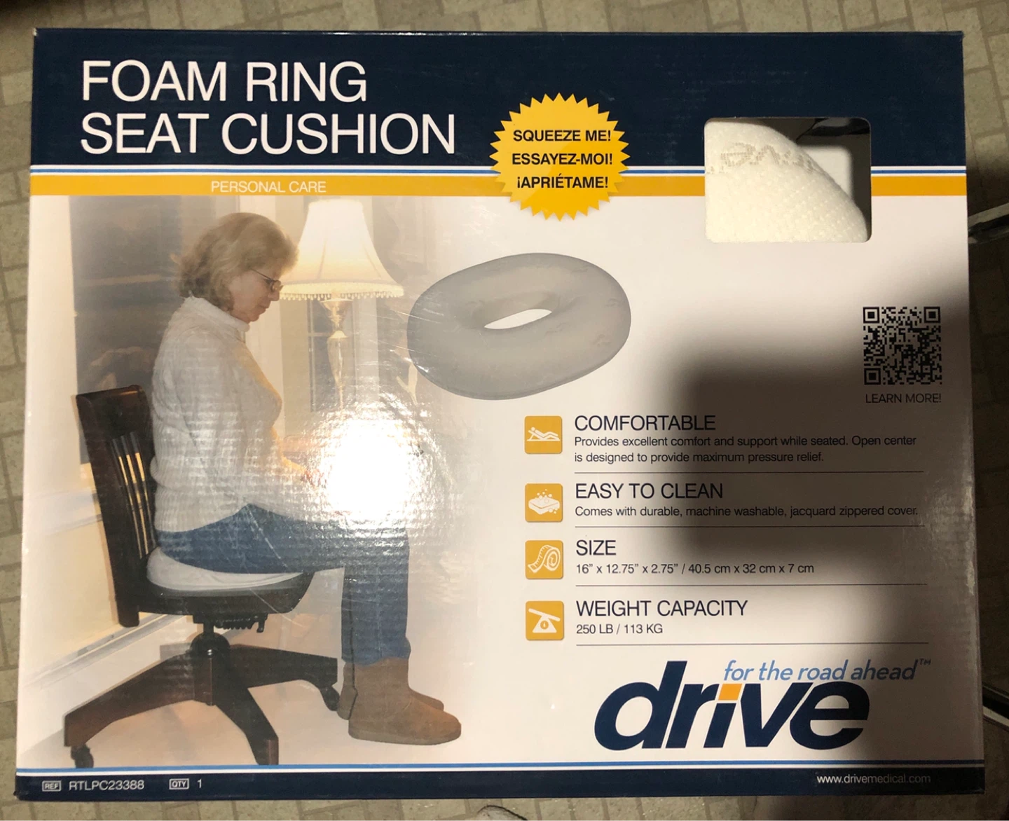 Drive Foam Ring Seat Cushion