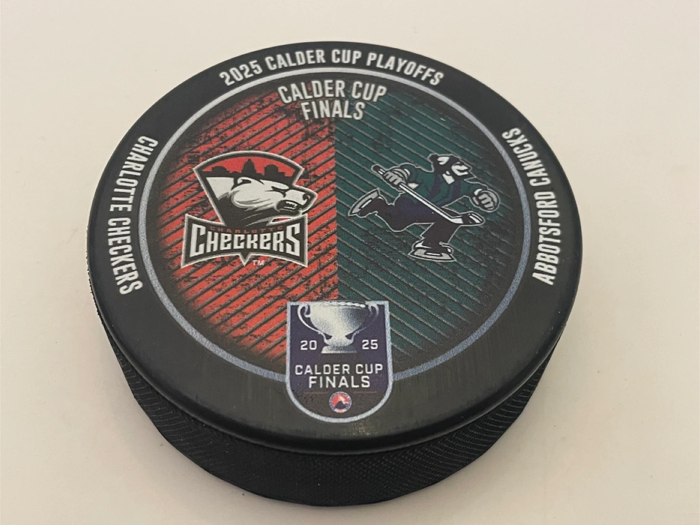 2025 Calder Cup Finals Abbotsford Canucks Vs Checkers Puck
