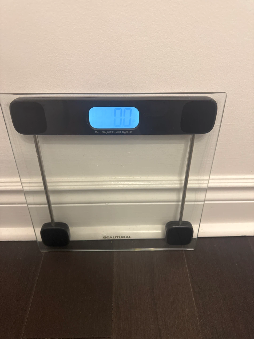 BEAUTTURAL Glass Digital Bathroom Scale