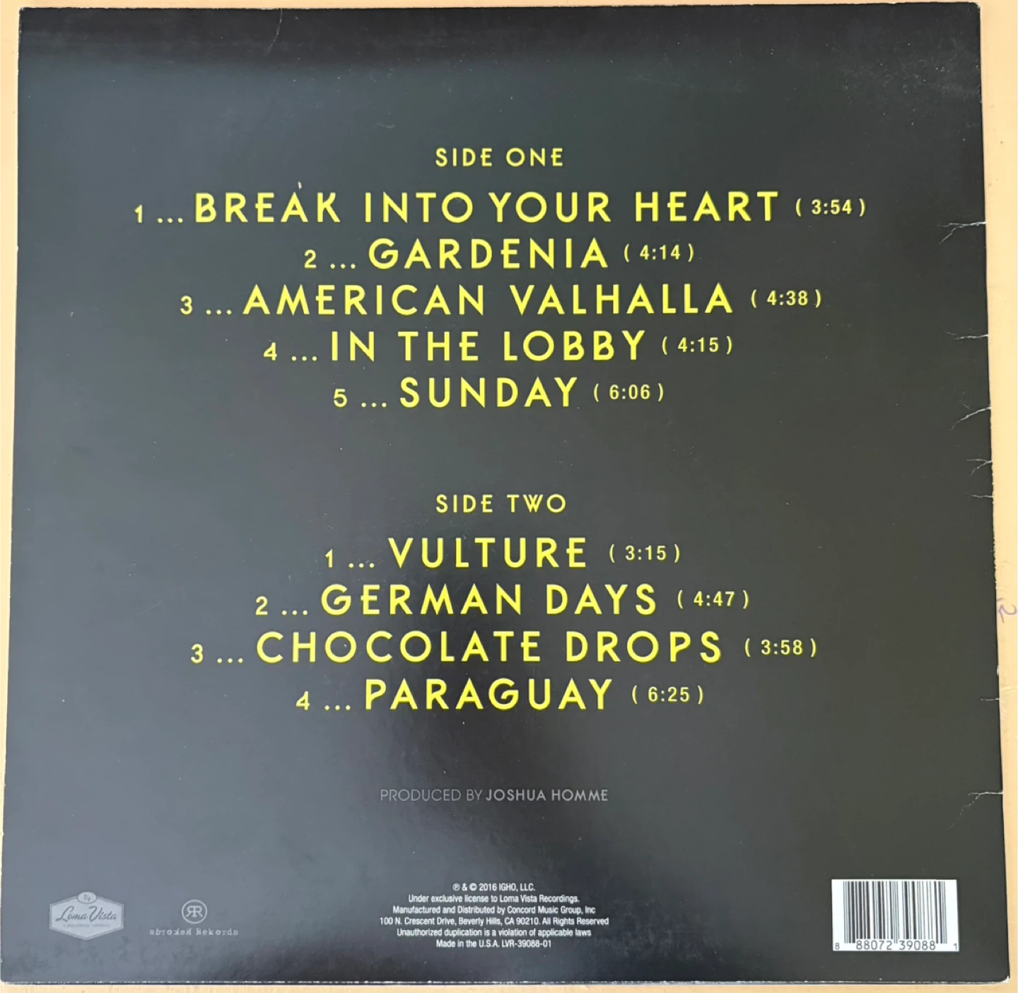 Iggy Pop Post Pop Depression Vinyl Record - photo 2