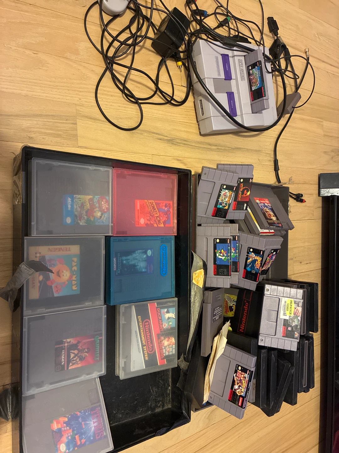 🥕Nintendo Super NES Console with Games and Accessories