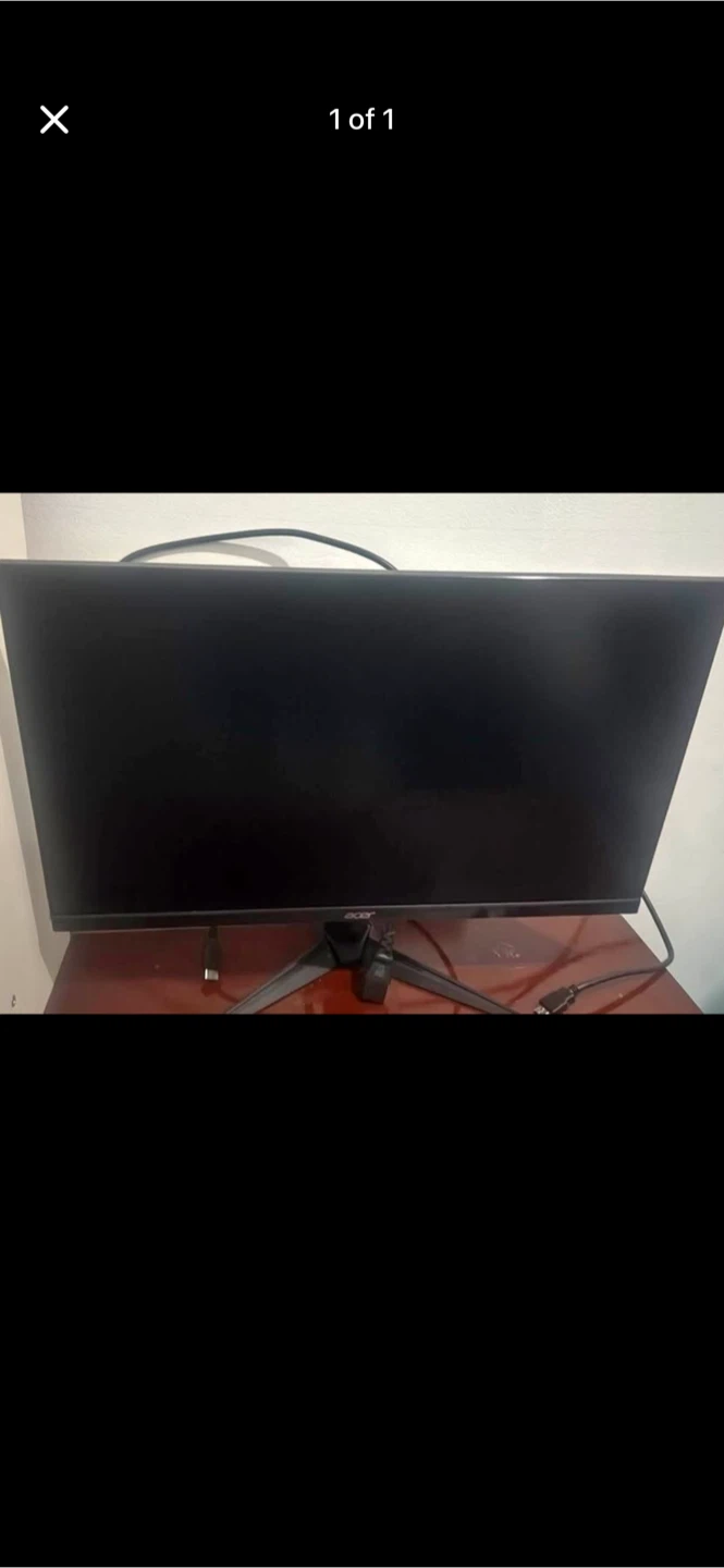 Acer 23.8 Gaming Monitor 144Hz 1ms