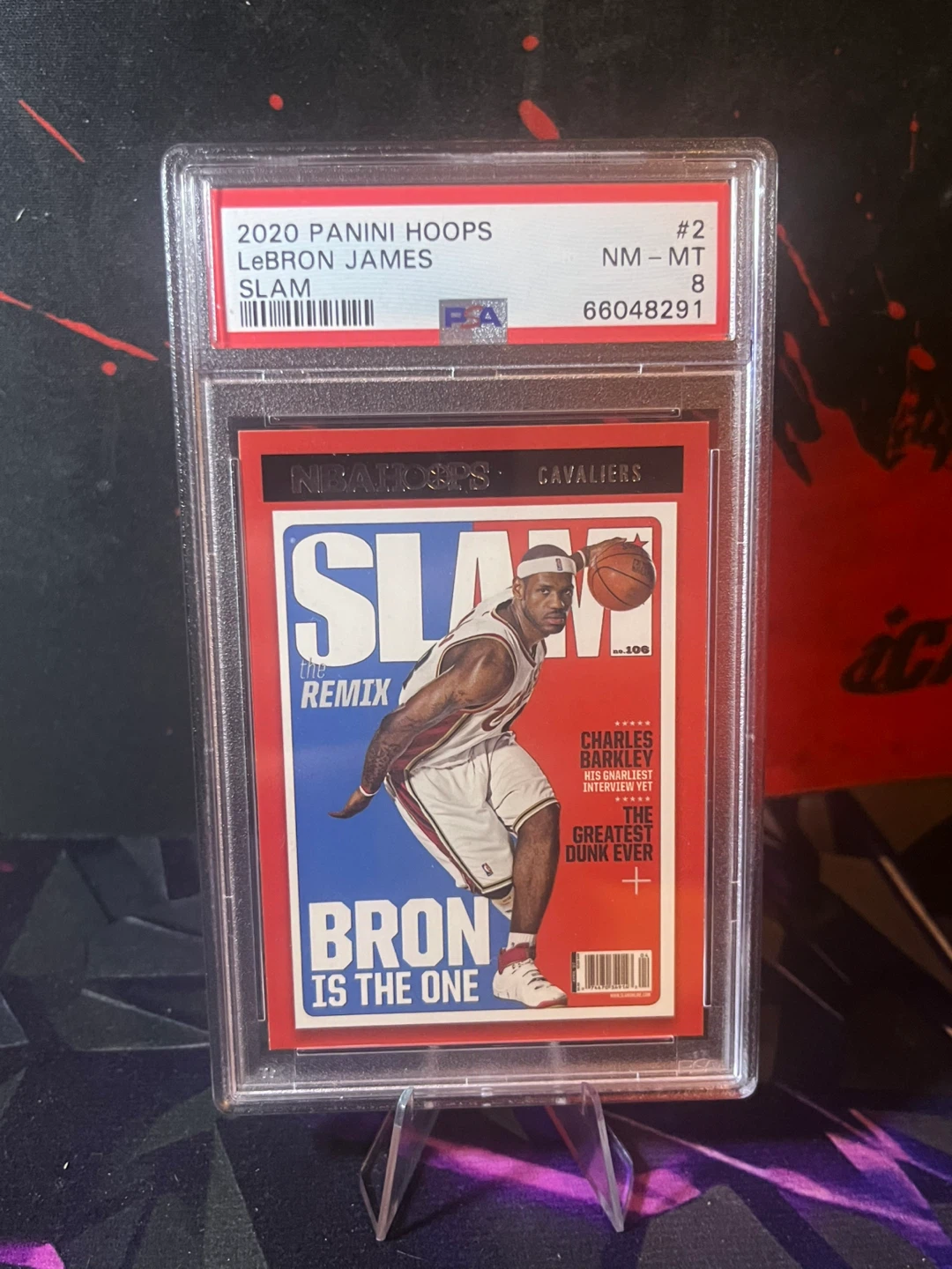 2020 Panini Hoops LeBron James Slam the Remix #2 Trading Card