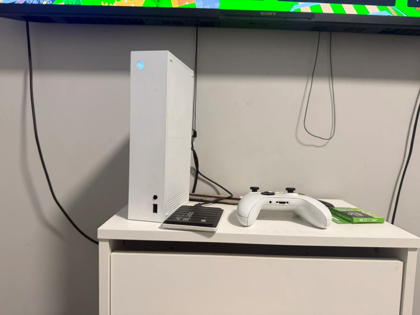 White Xbox Series S Console with Controller