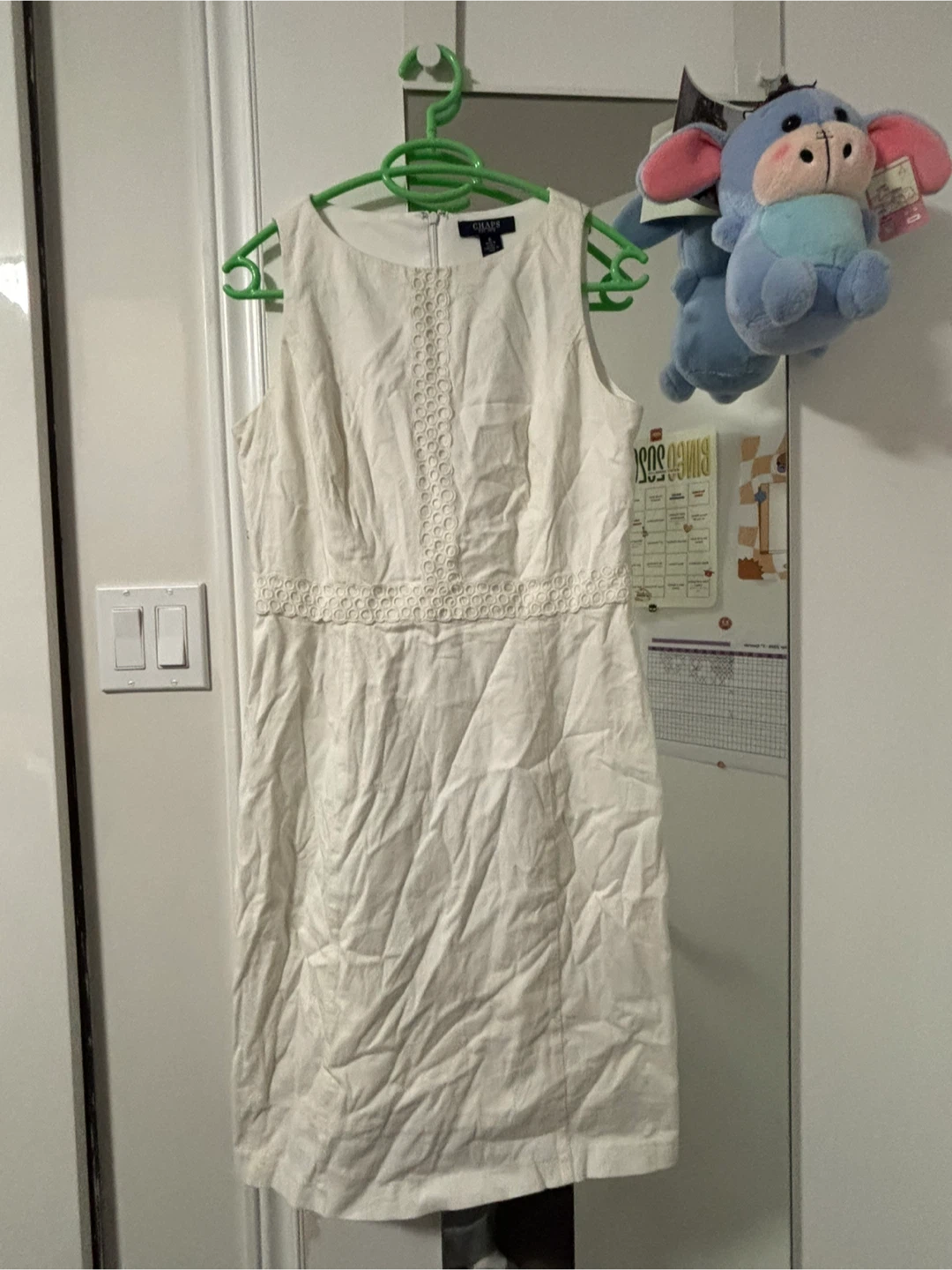 Chaps White Sleeveless Dress - photo 3