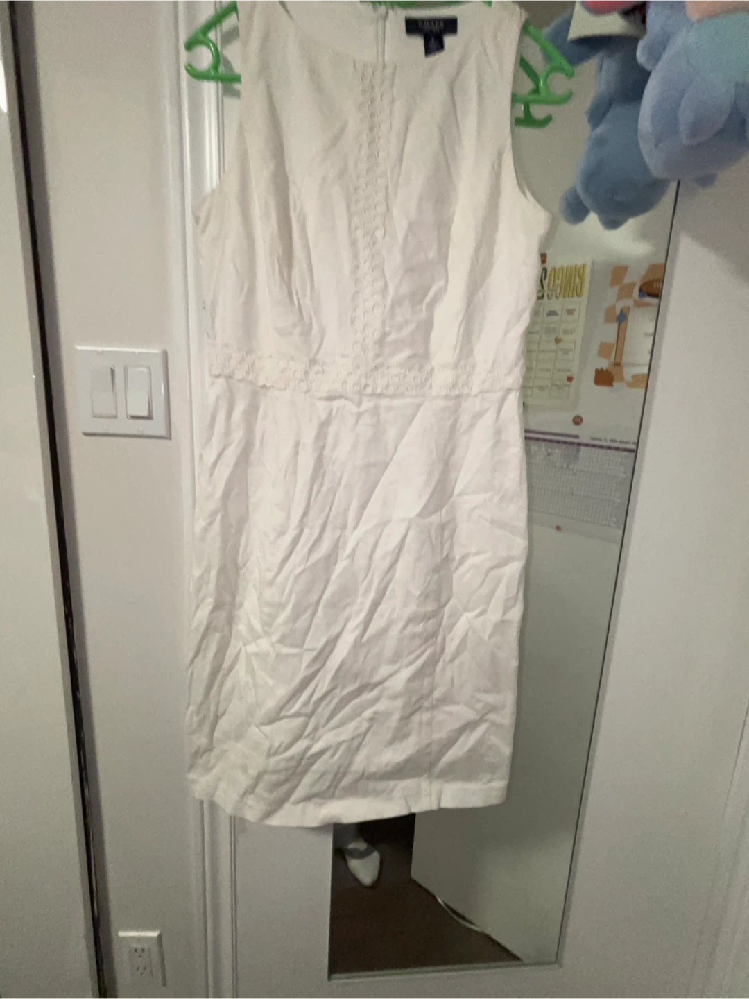 Chaps White Sleeveless Dress - photo 2