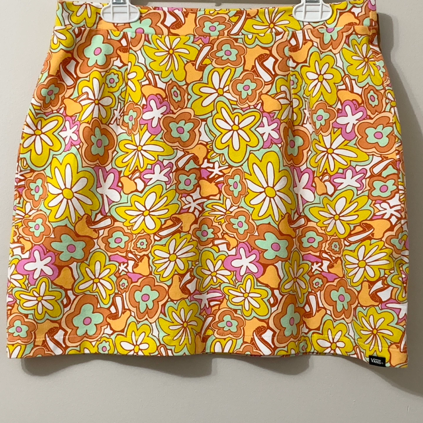 Vans Women/Girls Skirt High-Waist Stretch Resort Floral NEW