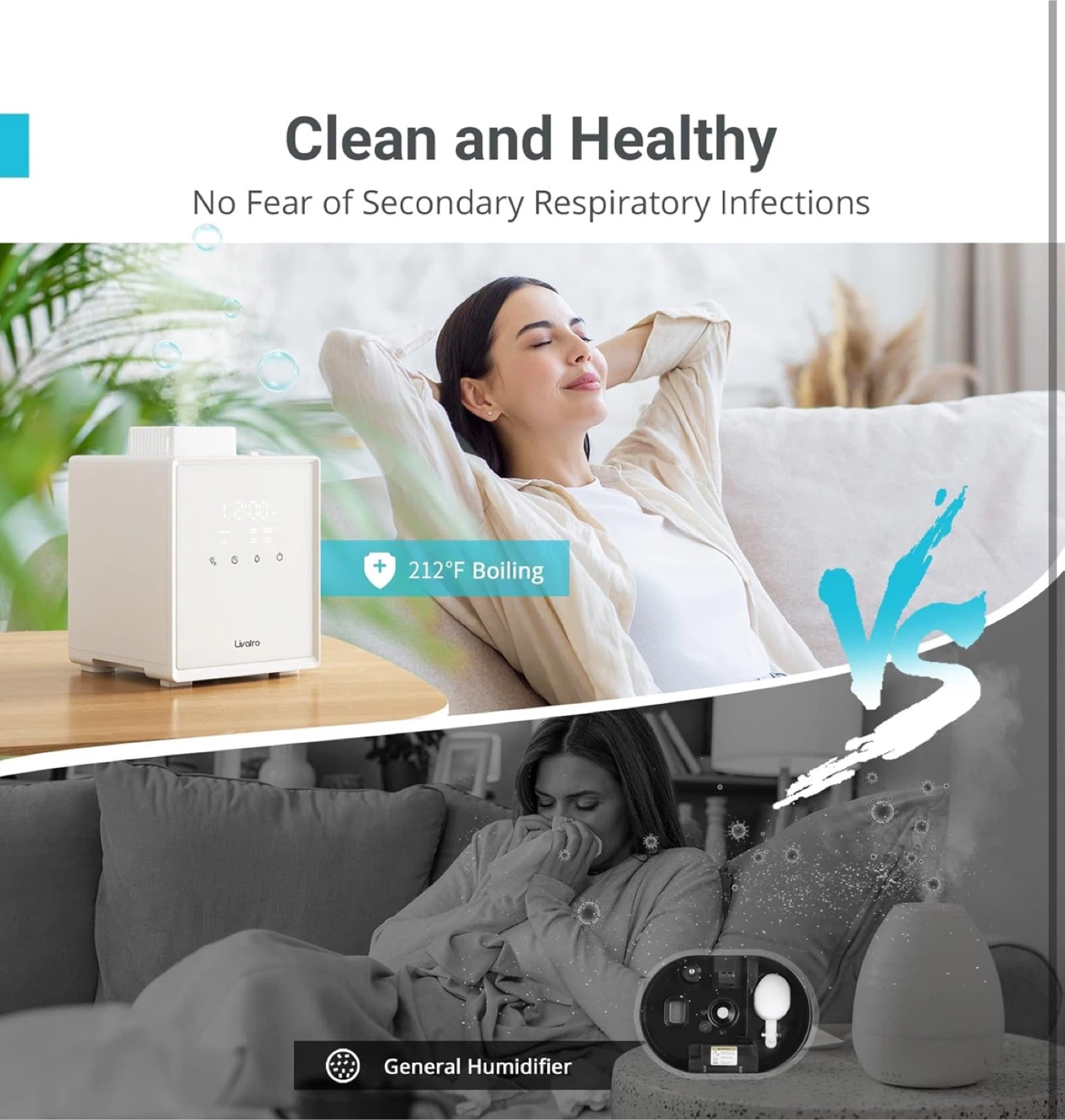 Livatro Stainless Steel Steam Humidifier