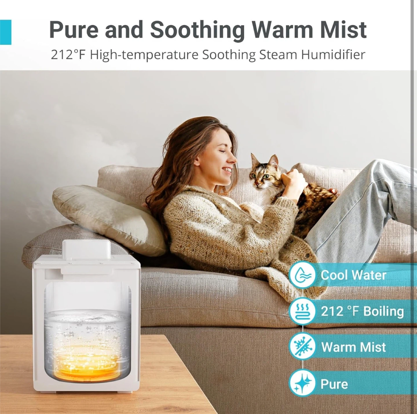 Livatro Stainless Steel Steam Humidifier - photo 2