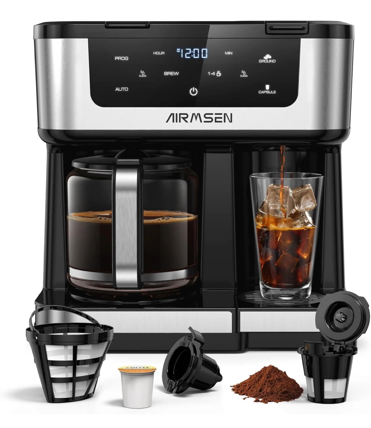 Airmsen Dual Brew Coffee Maker HR-CM307U - photo 2