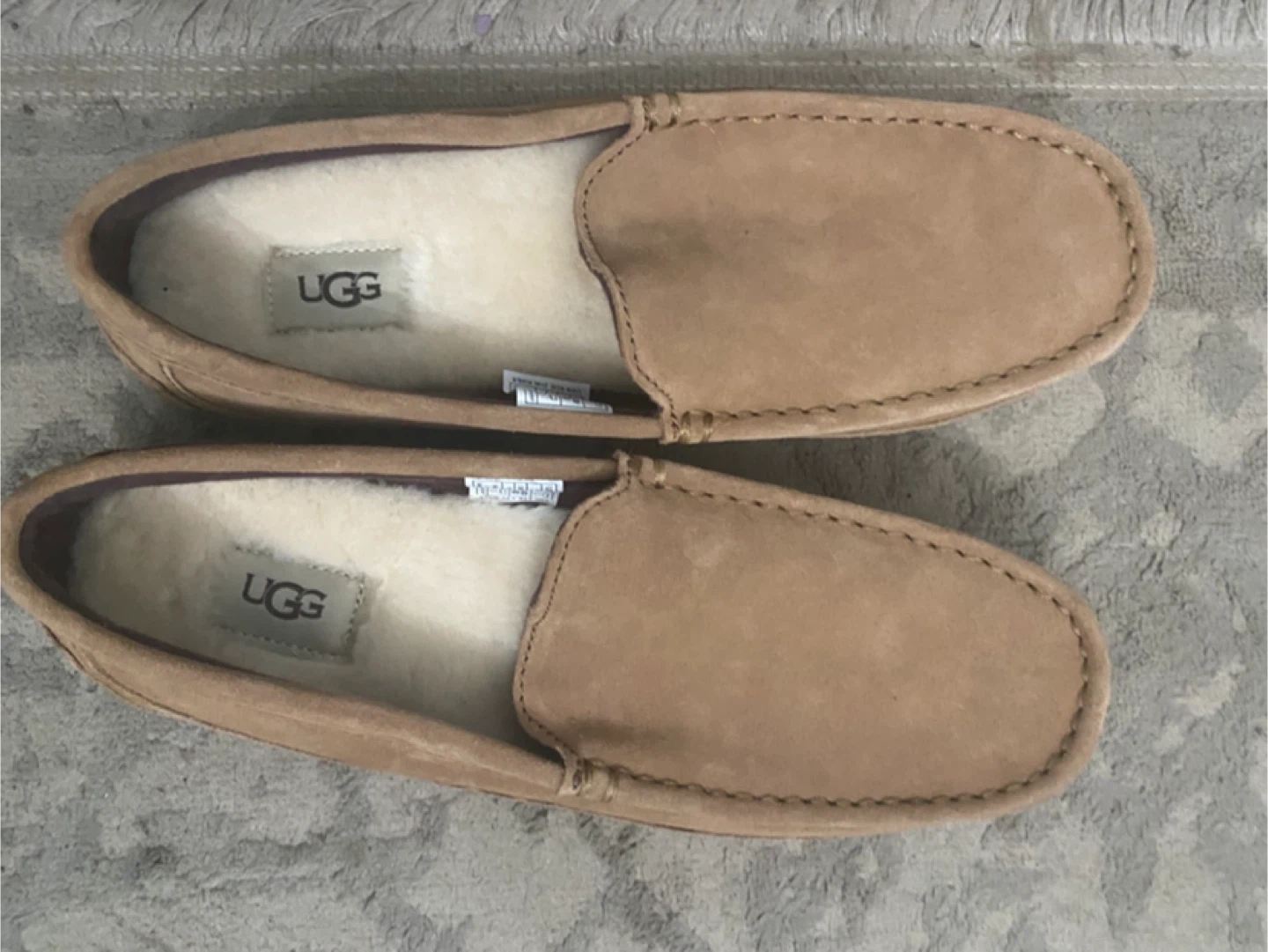 UGG Moccasin Slippers - Tan Suede - photo 2
