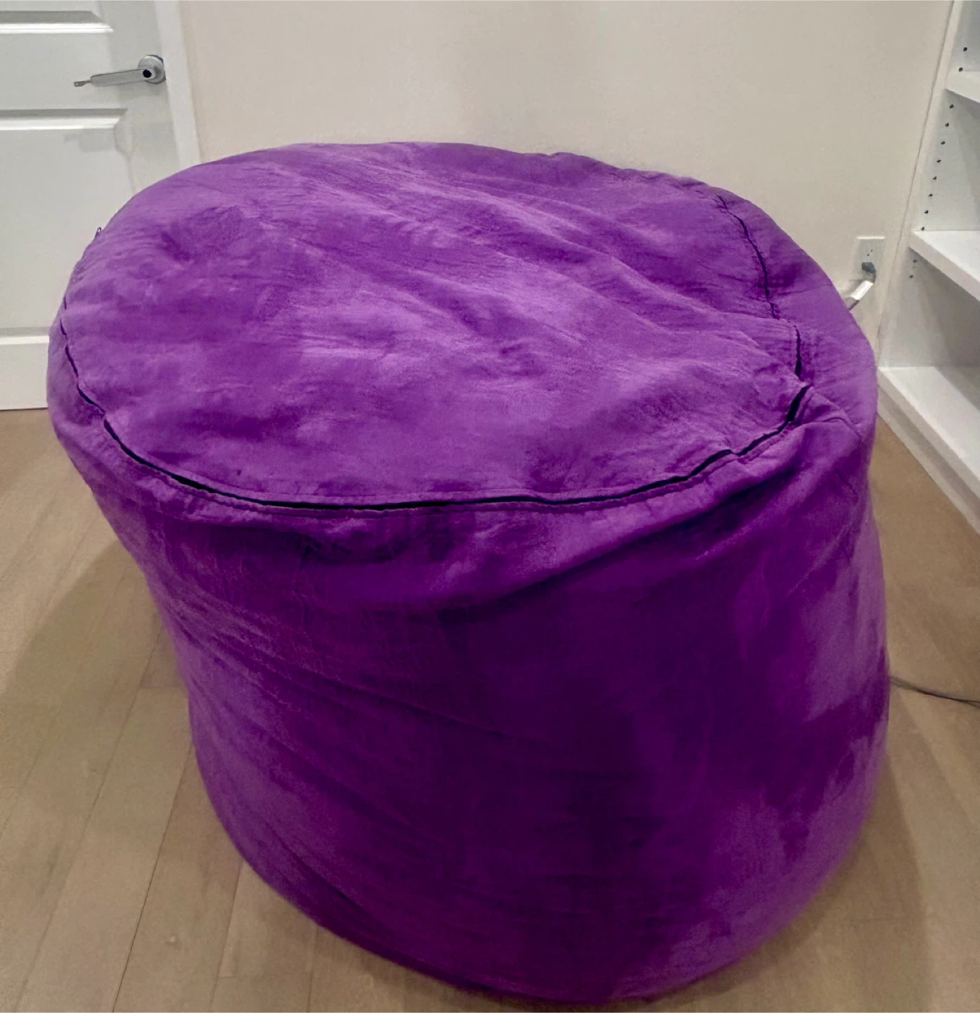 Large Purple Bean Bag Chair