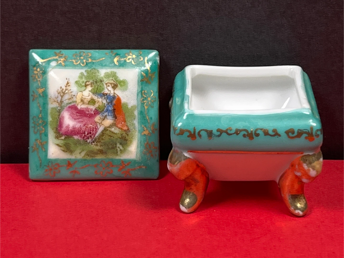 Vintage Porcelain Trinket Box - photo 5