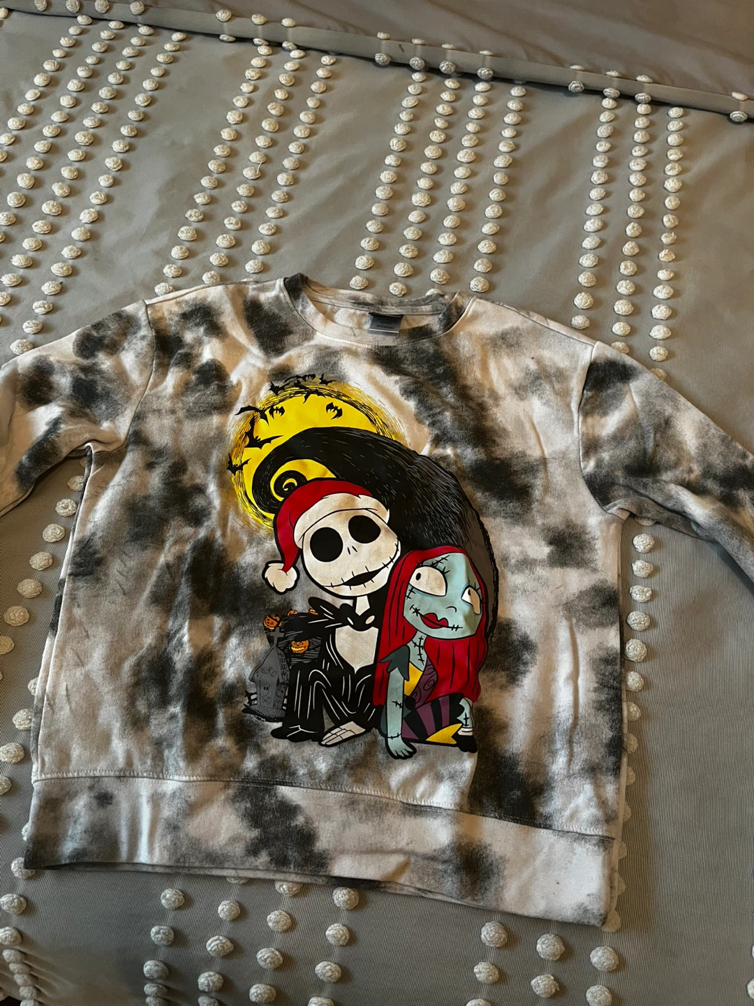 The Nightmare Before Christmas Tie-Dye Sweatshirt