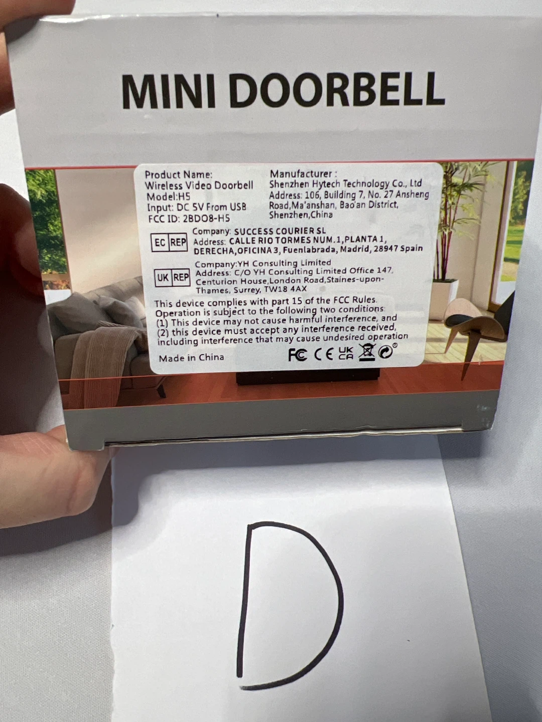 Mini Wireless Video Doorbell - photo 2