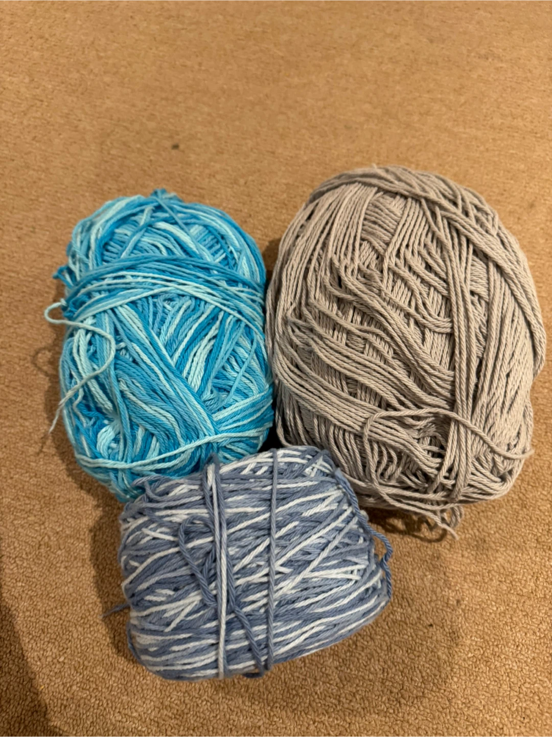 Cotton, acrylic & scrubby yarn - Assorted Colours - photo 3