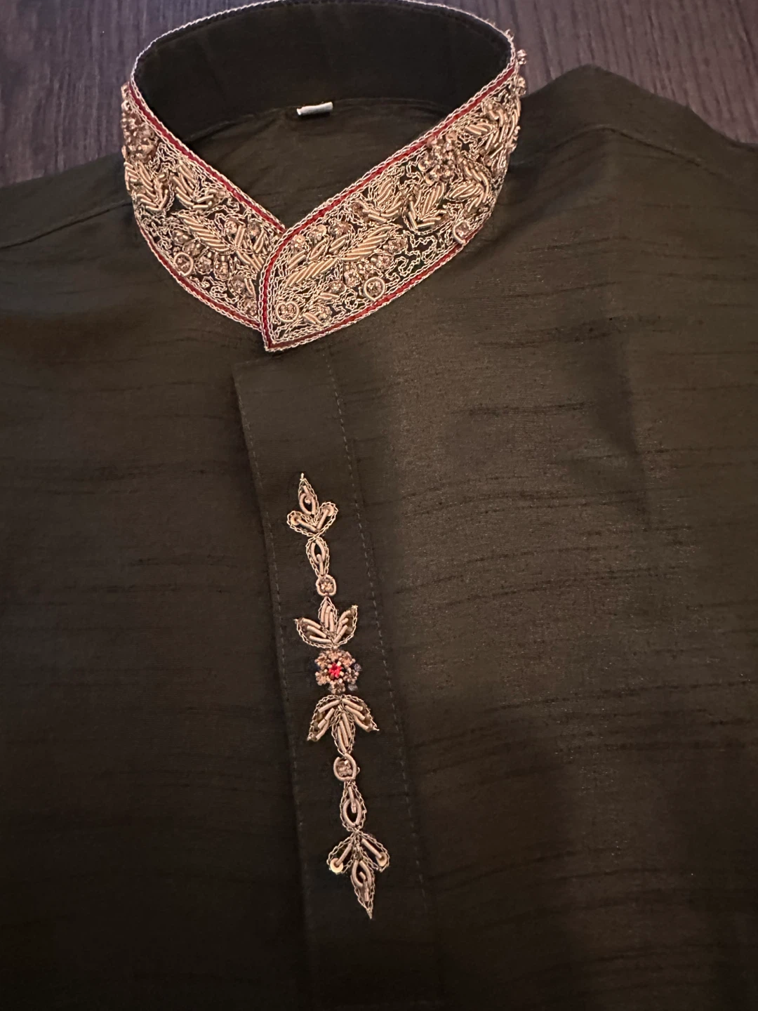 Boys Embroidered Kurta Set - 4 to 5 years - photo 2
