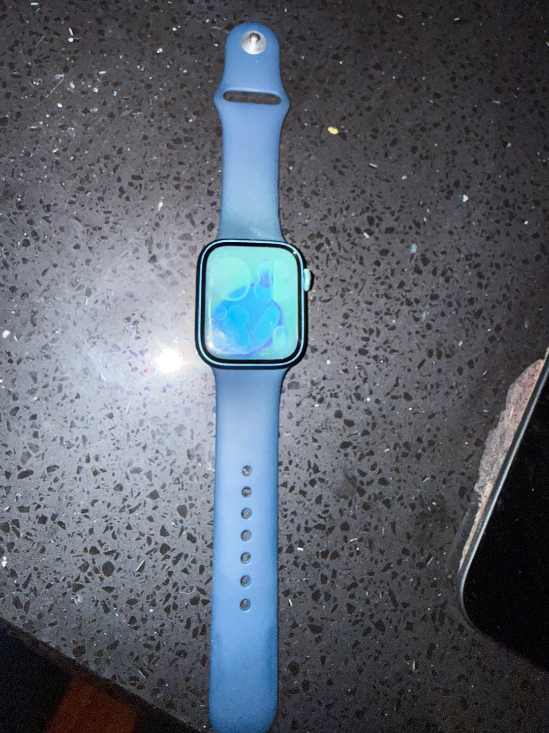 Apple Watch Series 7, Blue Aluminum Case, Blue Sport Band - photo 2