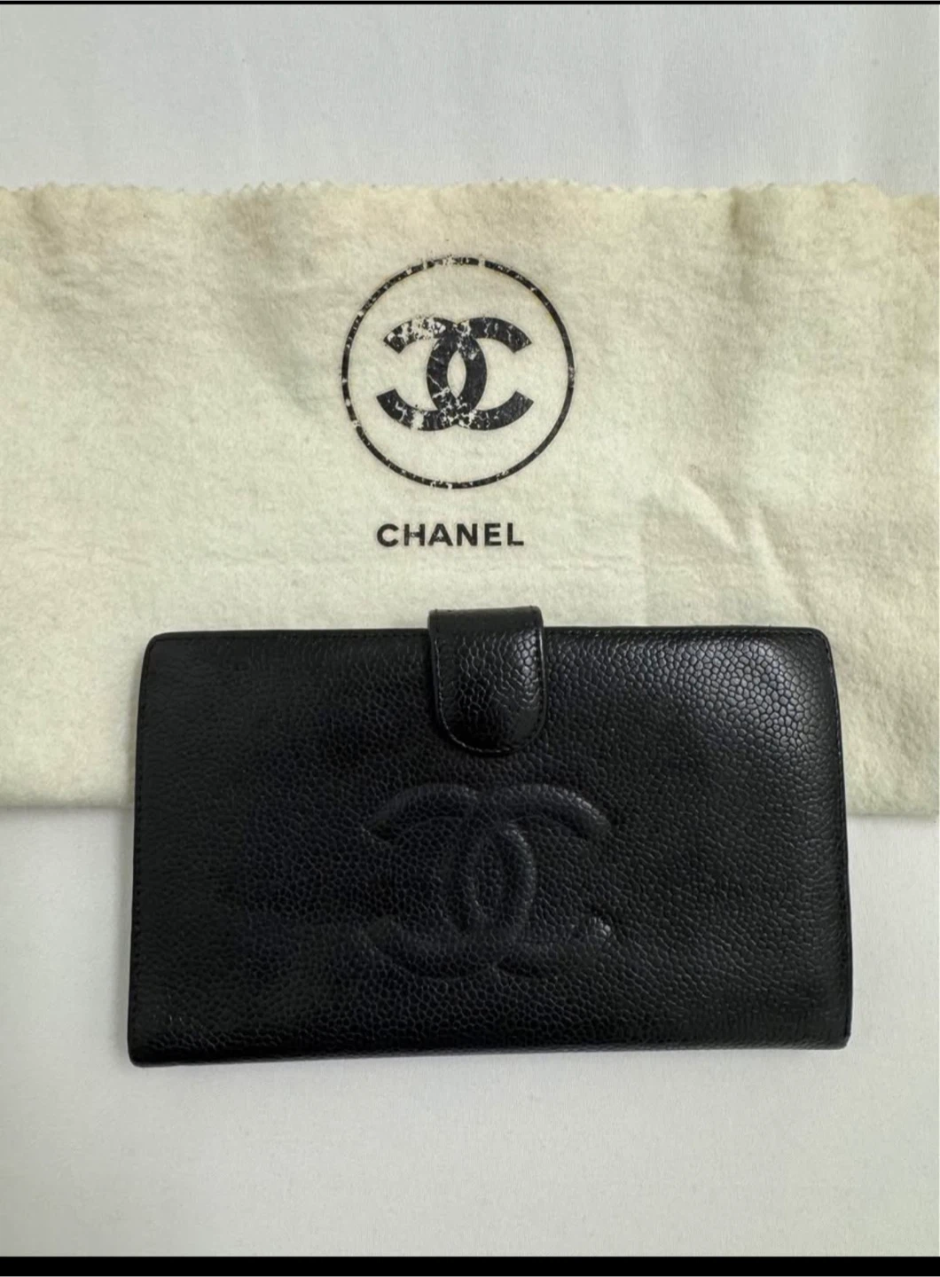 CHANEL Black Caviar Leather Wallet - photo 4