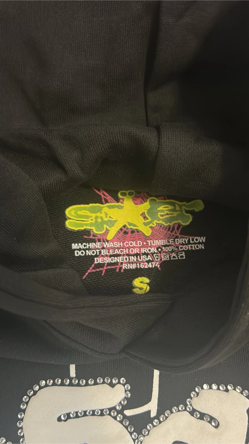 Spider Worldwide Hoodie Size S m and large - photo 3