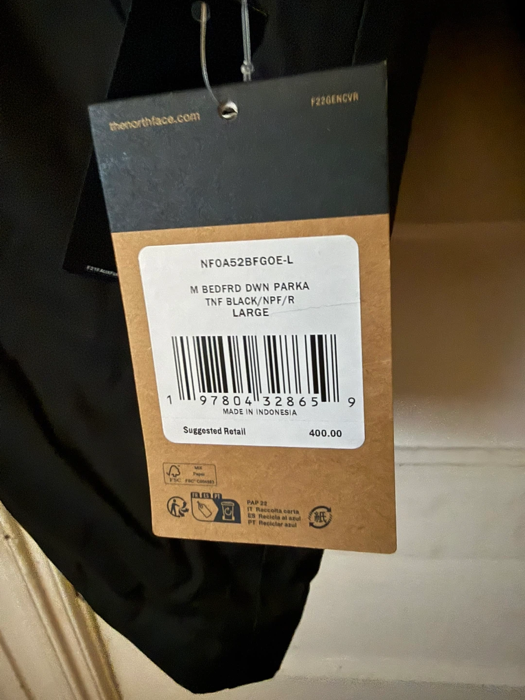 The North Face Black M Bedfrd Dwn Parka - photo 2