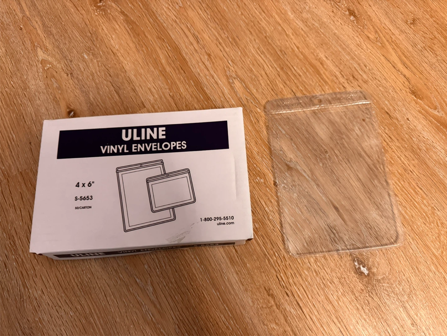 Uline Vinyl Envelopes 4" x 6"