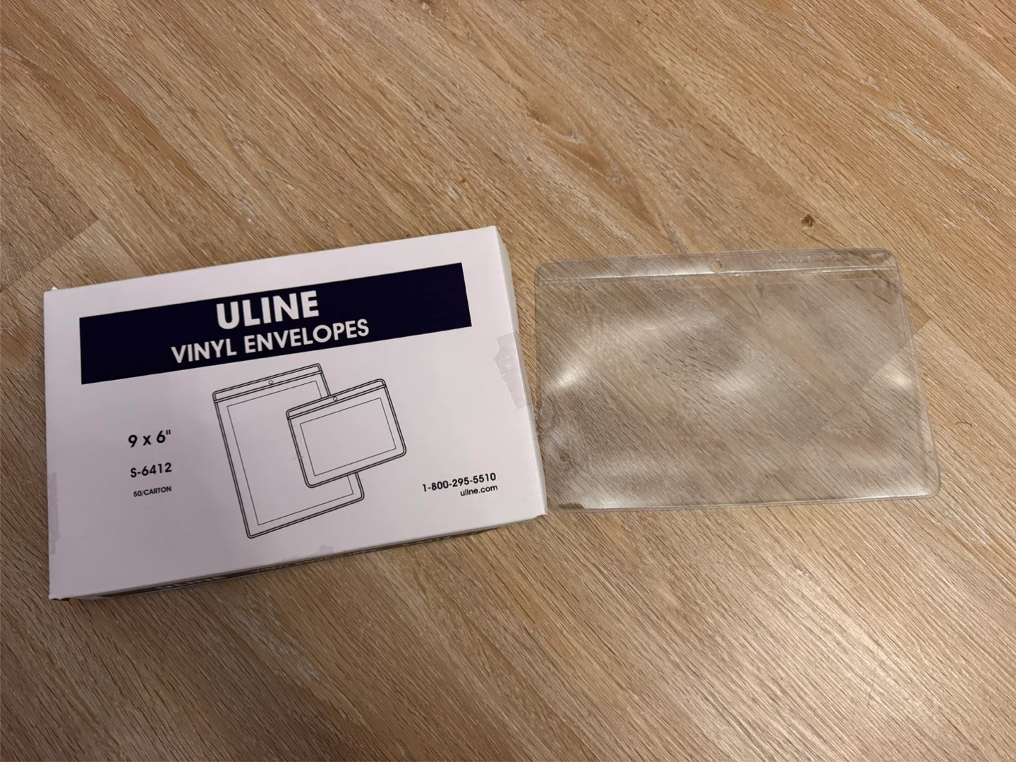 ULINE Vinyl Envelopes 9" x 6"