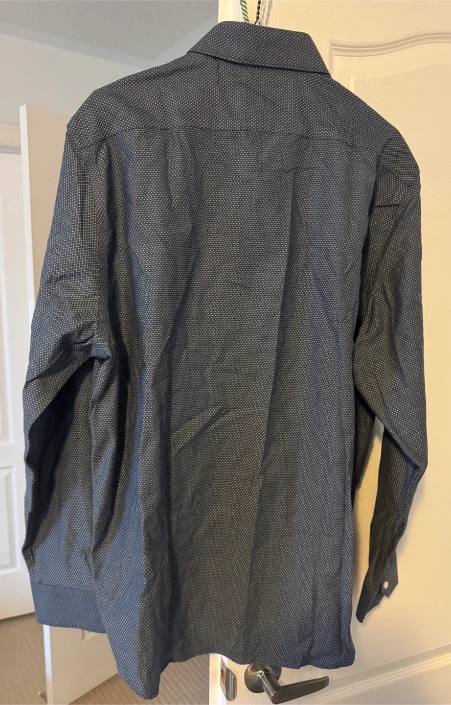 Brand New RW & CO. Men's Blue Patterned Dress Shirt - XL/TG - photo 4