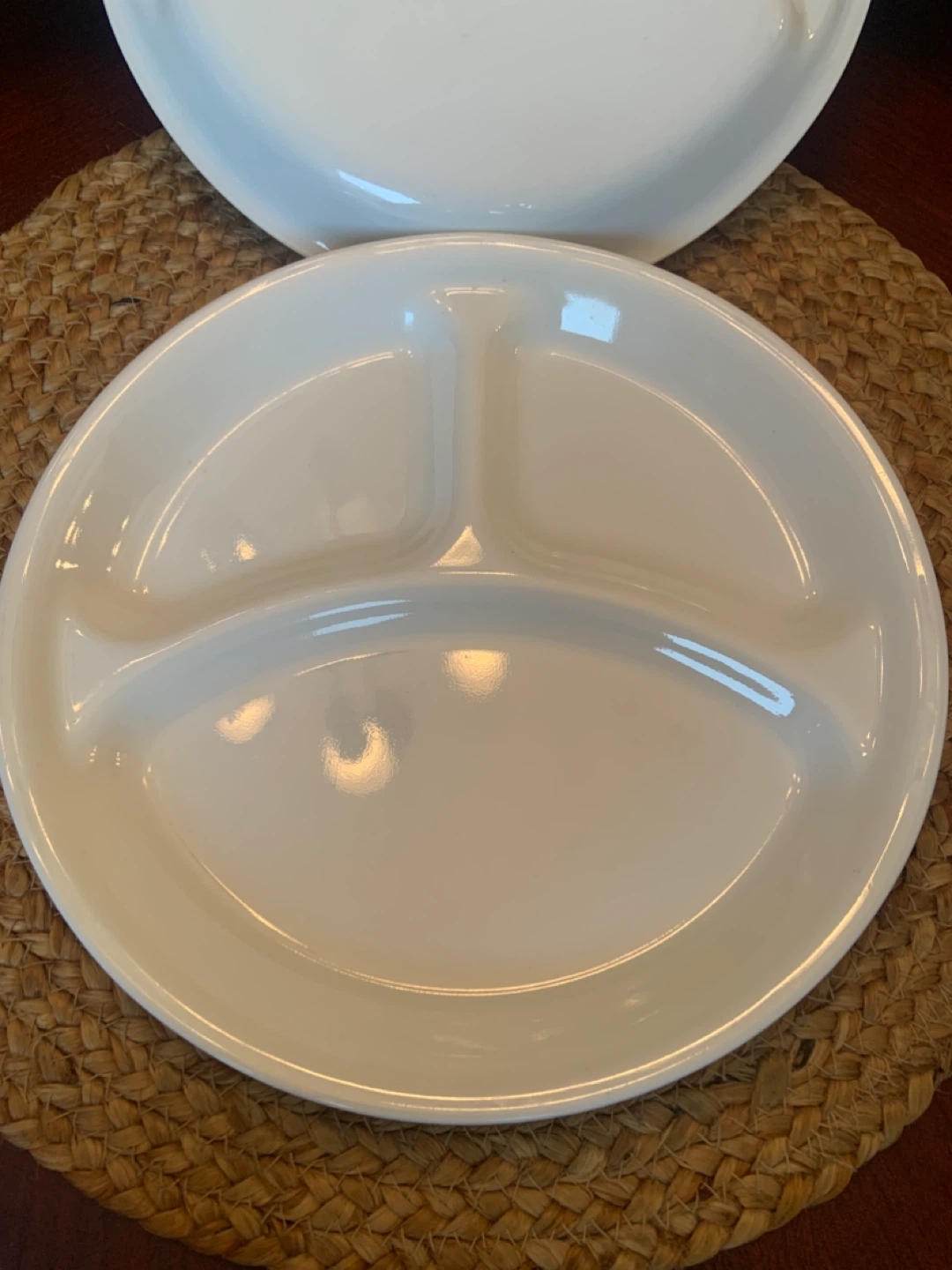 Set of 3 Corelle Vitrelle Divided Plates - photo 5