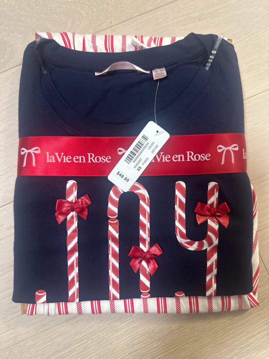 New La Vie en Rose Women's Pajama Set - XS